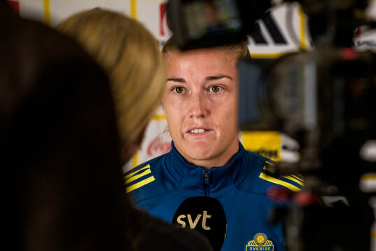 Filippa Angeldahl of the women's national football team of