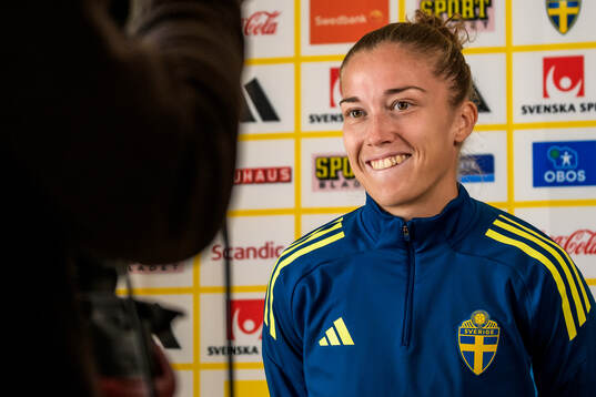Filippa Angeldahl of the women's national football team of