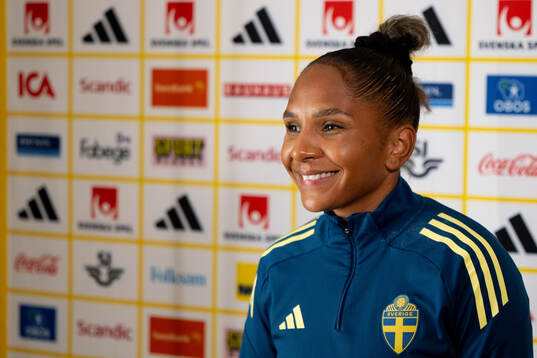 Madelen Janogy of the women's national football team of