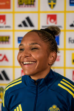 Madelen Janogy of the women's national football team of