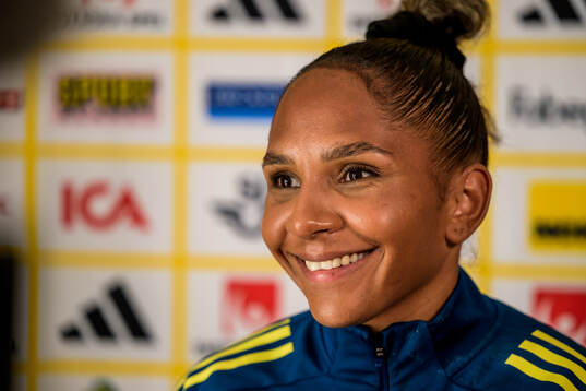 Madelen Janogy of the women's national football team of