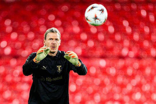 Goalkeeper Johan Dahlin