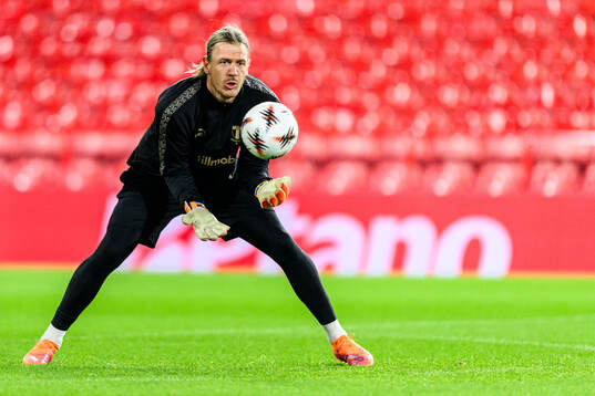 Goalkeeper Johan Dahlin