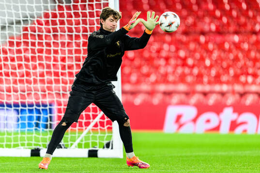 Goalkeeper Melker Ellborg