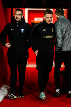 Head coach Anes Mravac and Anders Christiansen