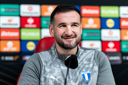 Head coach Anes Mravac of Malmö FF