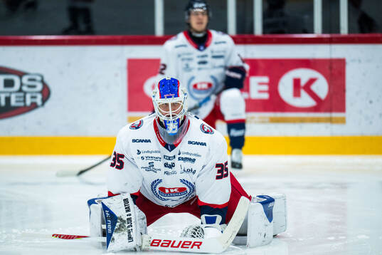 Oskarshamns målvakt Olof Glifford