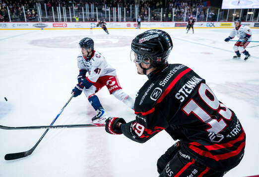 Oskarshamns Melker Eriksson och Nybros Elias Stenman