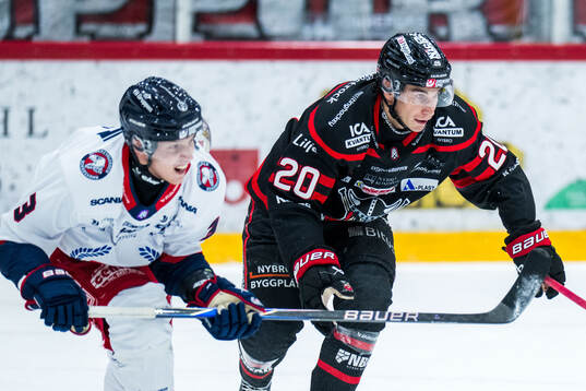 Oskarshamns Ludvig Östman och Nybros Juho Liuksiala