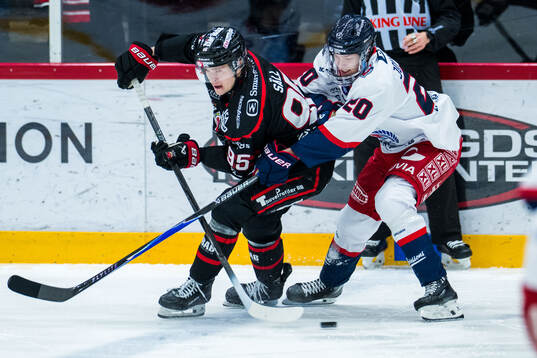 Nybros Gabriel Säll och Oskarshamns Victor Johansson