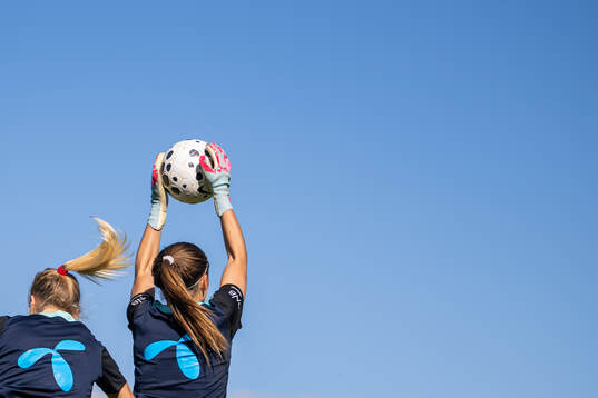 Goalkeeper Cecilie Fiskerstrand of the Norwegian women's