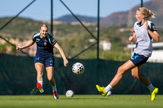 Karina Sævik of the Norwegian women's national football