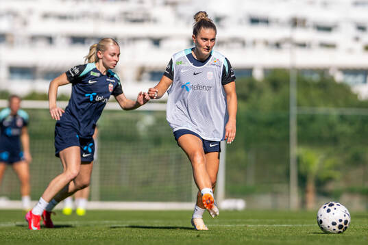 Vilde Bøe Risa of the Norwegian women's national football