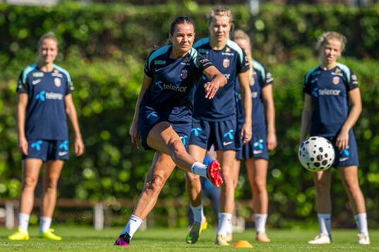 Andrea Norheim of the Norwegian women's national football