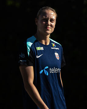 Lisa Naalsund of the Norwegian women's national football