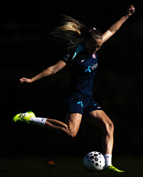 Synne Sofie Kinden Jensen of the Norwegian women's national