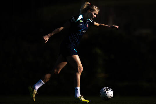 Ada Hegerberg of the Norwegian women's national football
