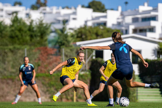 Mathilde Harviken of the Norwegian women's national