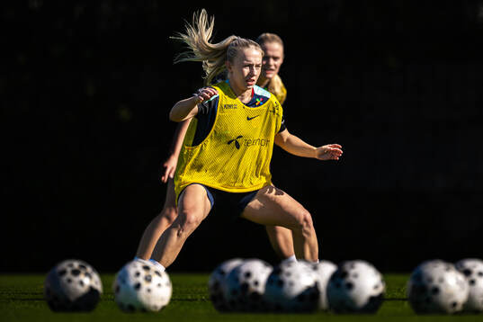 Thea Bjelde of the Norwegian women's national football team