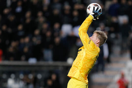 Goalkeeper Mathias Dyngeland of Brann