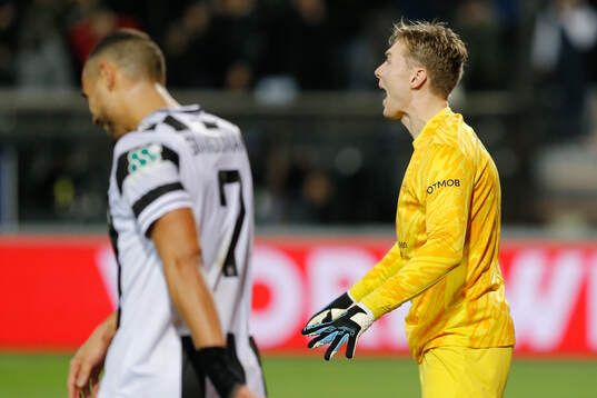 Goalkeeper Mathias Dyngeland of Brann