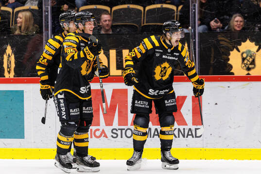 Skellefteås Mikkel Aagaard jublar