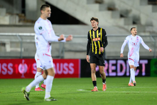 Silas Andersen of Häcken looks dejected