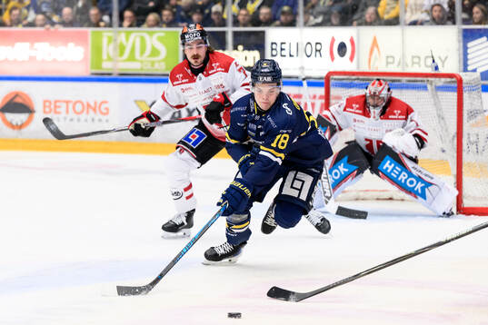 HV71s Oscar Davidsson och Örebros Luke Martin