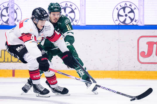 Malmö Redhawks Martin Schreiber och Färjestads Joakim