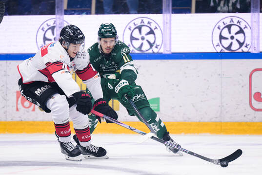 Malmö Redhawks Martin Schreiber och Färjestads Joakim