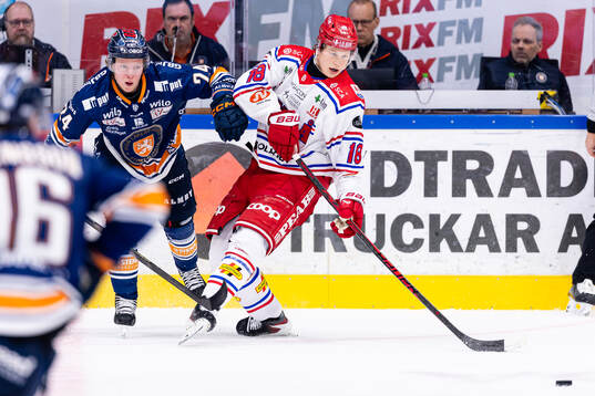 Växjös Karl Henriksson och Timrås Eddie Genborg