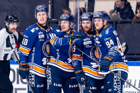 Växjös Dennis Rasmussen, Eemeli Suomi, Lucas Elvenes och