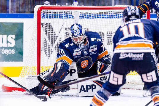 Växjös målvakt Adam Åhman
