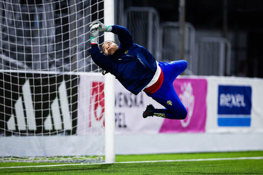Goalkeeper Serina Iddrisu Backmark of Sweden  the under-23