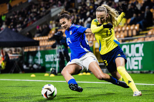 Gaia Distefano of Italy and Matilda Vinberg of Sweden