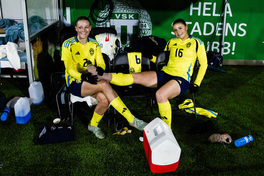 Sofia Reidy and Alice Egnér of Sweden