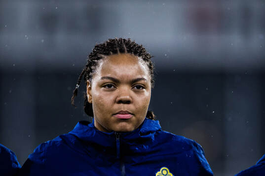 Goalkeeper Serina Iddrisu Backmark of Sweden