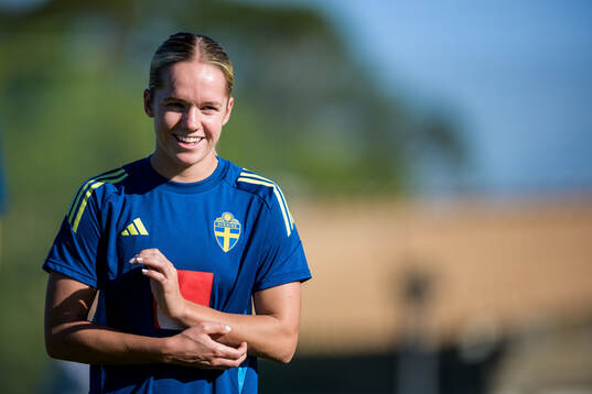 Hanna Lundkvist of the women's national football team of