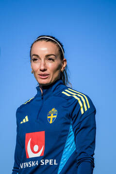 Kosovare Asllani of the women's national football team of
