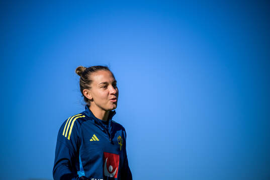 Julia Zigiotti Olme of the women's national football team