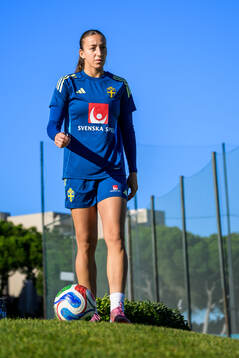 Rosa Kafaji of the women's national football team of Sweden