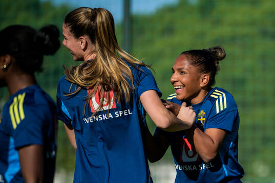 Madelen Janogy of the women's national football team of