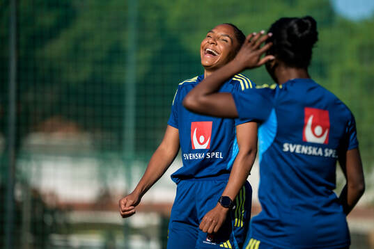 Madelen Janogy of the women's national football team of