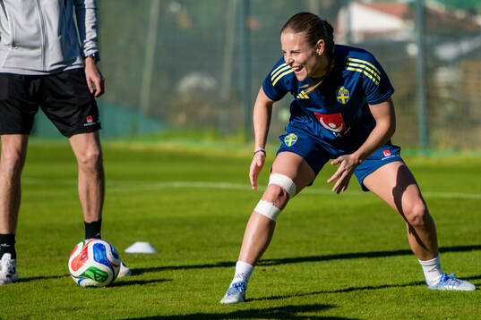 Anna Alvegård of the women's national football team of