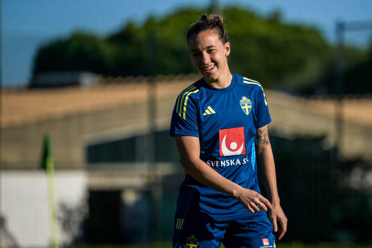 Julia Zigiotti Olme of the women's national football team
