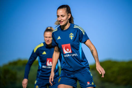 Nathalie Björn of the women's national football team of