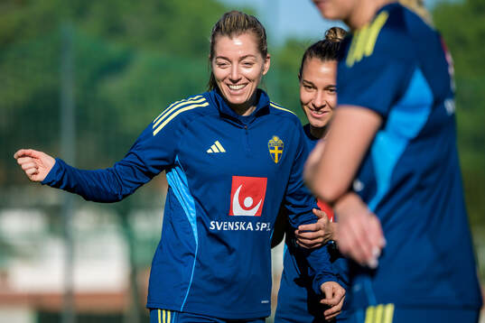 Linda Sembrant and Julia Zigiotti Olme of the women's