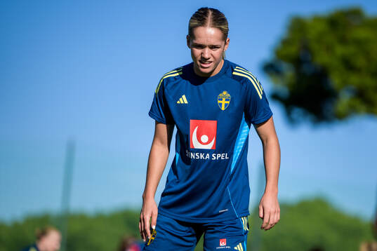 Hanna Lundkvist of the women's national football team of