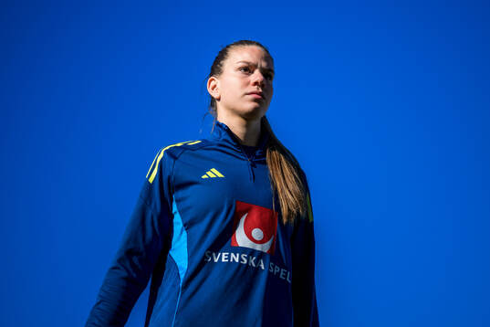 Bella Andersson of the women's national football team of
