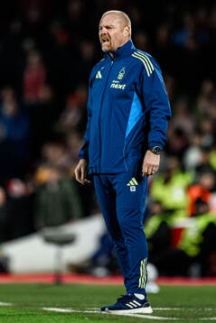 Head coach Sean Dyche of Nottingham Forest